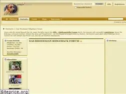 Sites similar to rhodesian-ridgeback-forum.org