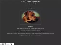 Sites similar to rhodesian-ridgeback-foto.de