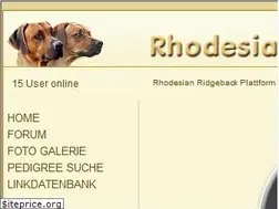 Sites similar to rhodesian-ridgeback.org