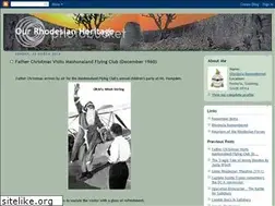 Sites similar to rhodesianheritage.blogspot.com