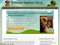 Sites similar to rhodesianridgebacksavvy.com