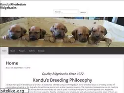 Sites similar to rhodesianridgebacksofkandu.com