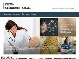Sites similar to rhoen-gesundheitsblog.de