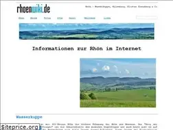 Sites similar to rhoenwiki.de
