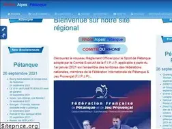 Sites similar to rhone-alpes-petanque.fr