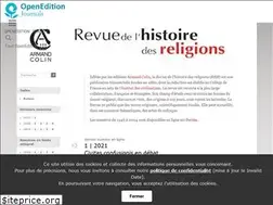 Sites similar to rhr.revues.org