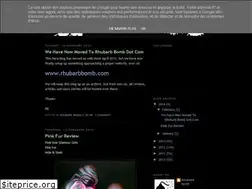 Sites similar to rhubarbbomb.blogspot.co.uk