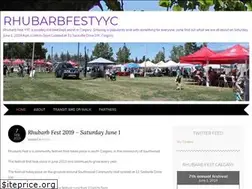 Sites similar to rhubarbfestyyc.wordpress.com