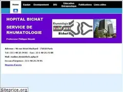 Sites similar to rhumatologie-bichat.com