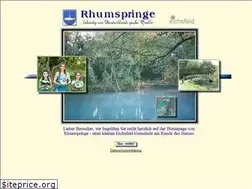 Sites similar to rhumspringe.de