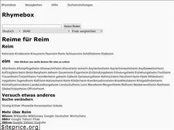 Sites similar to rhymebox.de