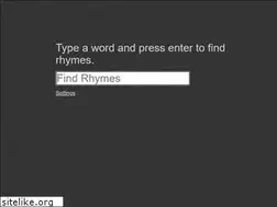 Sites similar to rhymebrain.com