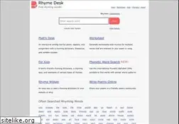 Sites similar to rhymedesk.com