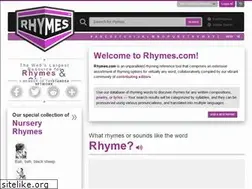 Sites similar to rhymes.com