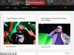 Sites similar to rhymesource.net