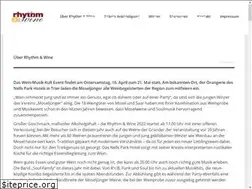 Sites similar to rhythmandwine.de