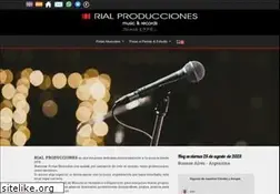 Sites similar to rialproducciones.com.ar
