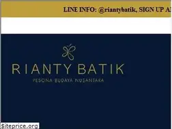 Sites similar to riantybatik.com