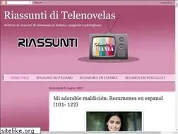 Sites similar to riassuntitelenovelasmania.blogspot.com