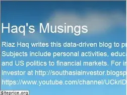 Sites similar to riazhaq.com