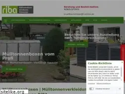 Sites similar to riba-muelltonnenboxen.de