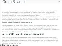 Sites similar to ricambielettrodomesticimilano.it