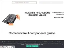Sites similar to ricambilenovo.it