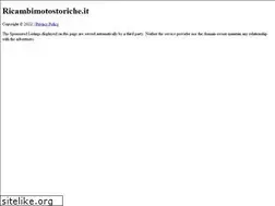 Sites similar to ricambimotostoriche.it
