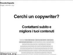 Sites similar to riccardoesposito.it