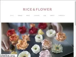 Sites similar to riceandflower.com