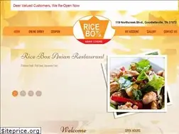 Sites similar to riceboxgoodlettsville.com