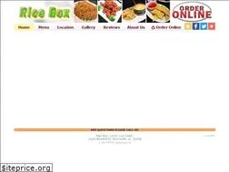 Sites similar to riceboxhuntsville.com