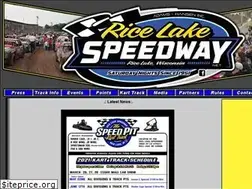 Sites similar to ricelakespeedway.net