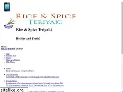 Sites similar to ricenspiceteriyaki.net