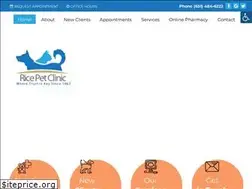 Sites similar to ricepetclinic.com