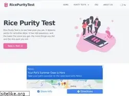 Sites similar to ricepurity.org