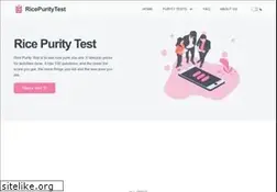 Sites similar to ricepurity.us