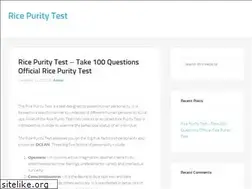 Sites similar to ricepuritytest.host