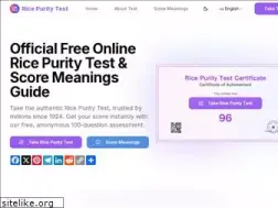 Sites similar to ricepuritytest.net