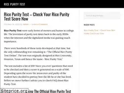 Sites similar to ricepuritytest.pro