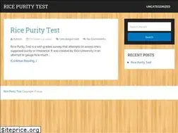 Sites similar to ricepuritytest.site