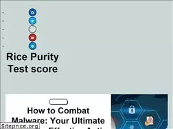 Sites similar to ricepuritytestscore.com