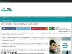 Sites similar to ricepuritytestscores.info