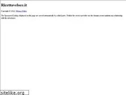 Sites similar to ricettaveloce.it