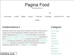 Sites similar to ricettenostrane.it