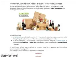 Sites similar to ricettepercucinare.com