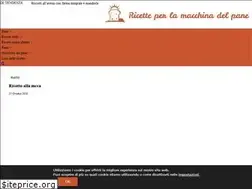 Sites similar to ricetteperlamacchinadelpane.it