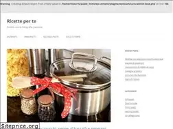 Sites similar to ricetteperte.it