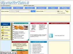 Sites similar to ricettepertutti.it