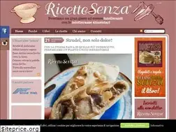 Sites similar to ricettesenza.it
